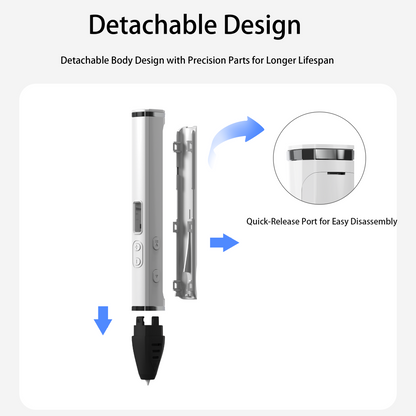 Meltreal 3D Pen – Ultra-Light, AI-Safe, Type-C Powered for Creative Freedom